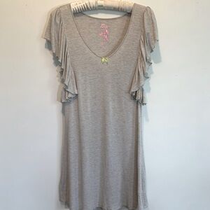 Betsey Johnson Intimate Flutter Sleeve Nightie